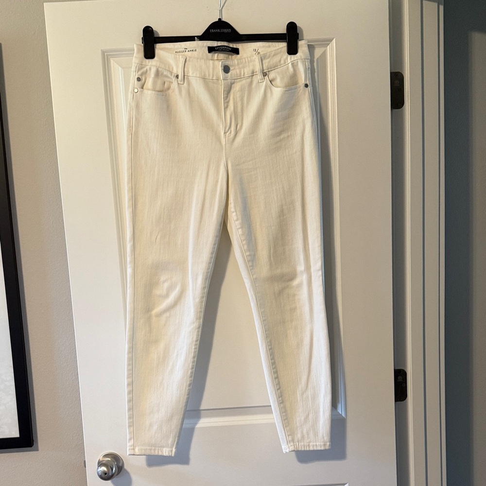 Liverpool Women's Cream Skinny Jeans